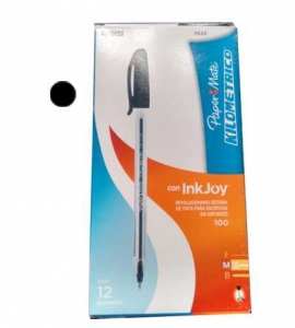 PAPERMATE BOLIGRAFO  KILOMETRICO 1.0 MM C/12PZ  MEDIANO - [ almacen 2 ]