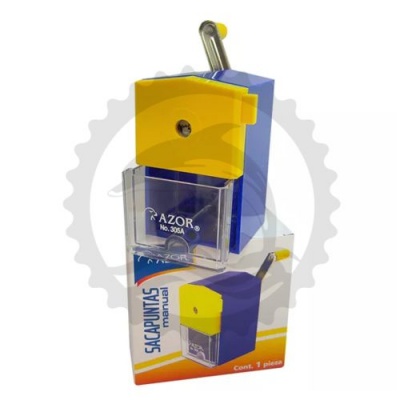 AZOR SACAPUNTAS MANUAL  PLASTICO     - [ almacen 3 ]