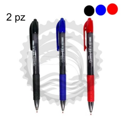 PENMAX BOLIGRAFO DE GEL FLUID 0.5 MM RETRACTIL  C/2PZ - [ almacen 1 ]